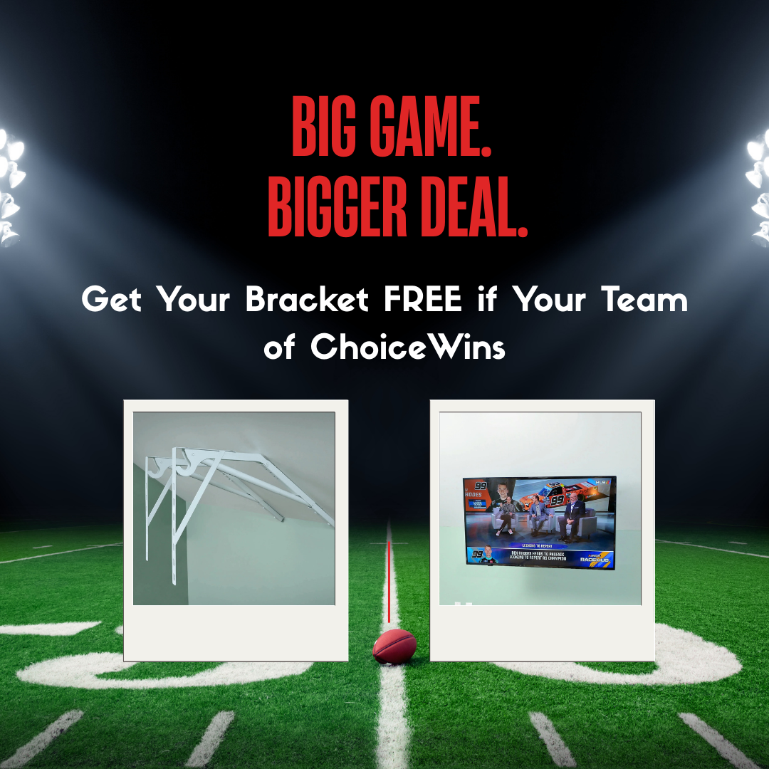 Get a FREE TV Mounting Bracket Kit for Super Bowl LX!