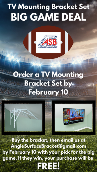 Get a FREE TV Mounting Bracket Set!